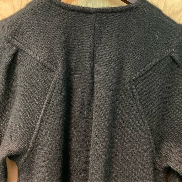 𝅺MARIE KRIST Sz S Knit Mohair Blend Y2K Knee Length Cardigan Coat - Picture 7 of 7